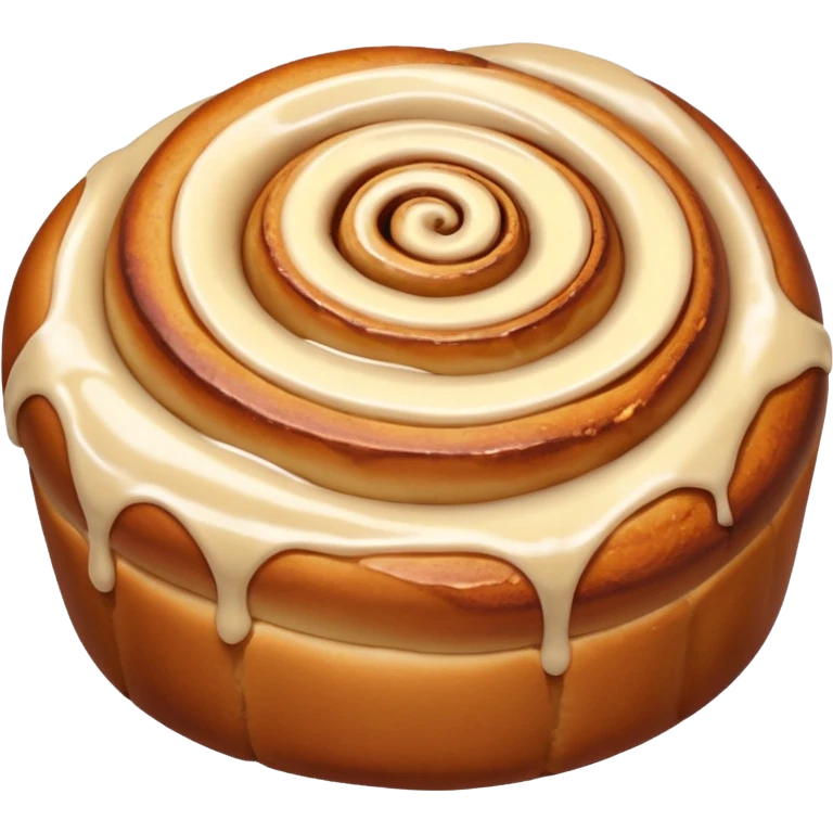 Juicy cinnamon role emoji