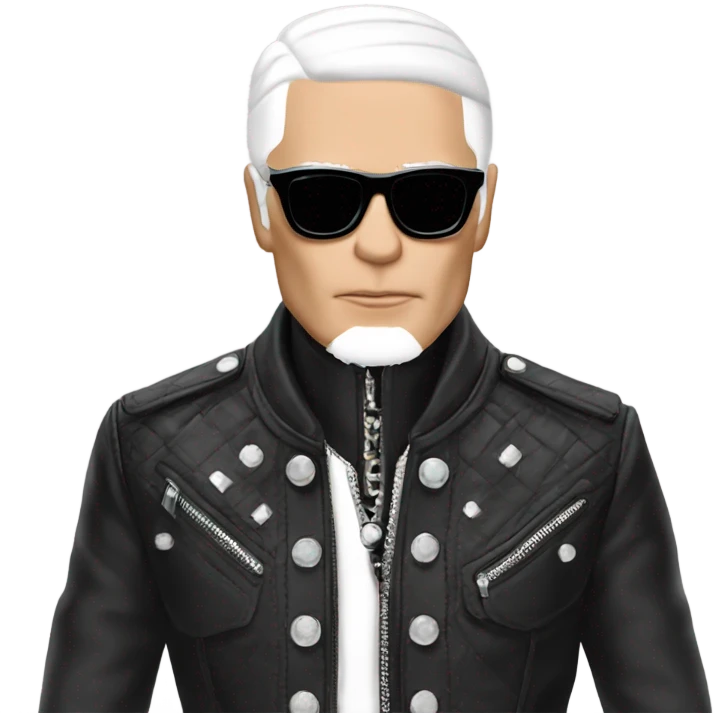 karl lagerfeld jacket emoji