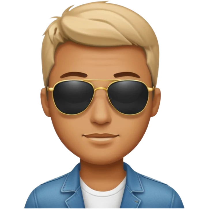 Cool guy emoji