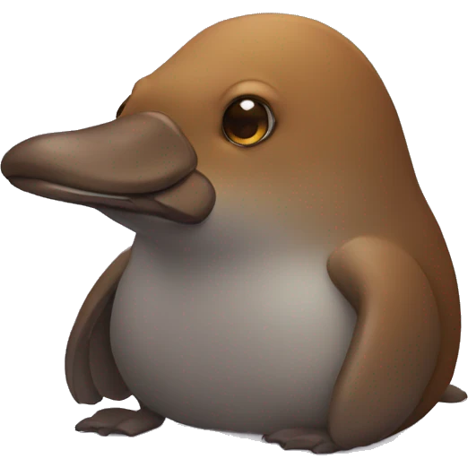 sad platypus emoji
