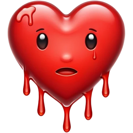 melted heart emoji