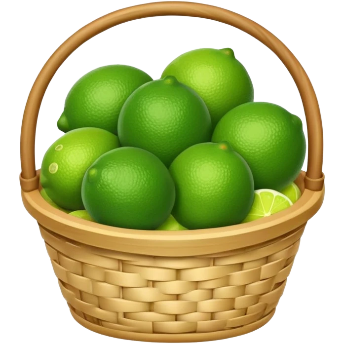 lime in basket emoji