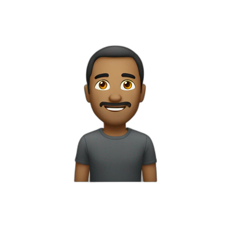 Олень с красивыми рогами emoji