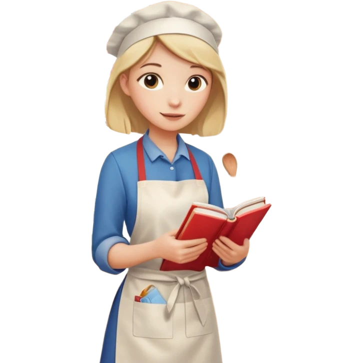 집, 냉장고, 레시피북, 달력, 사람 emoji