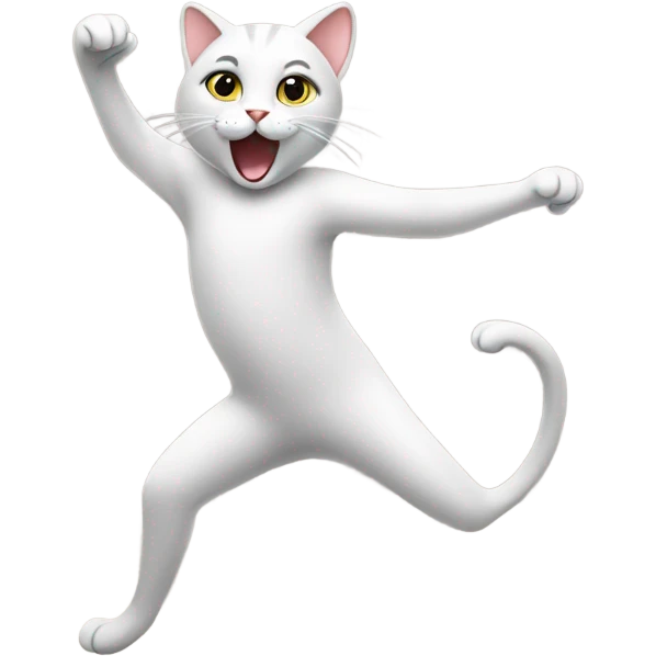 Dancing cat  emoji