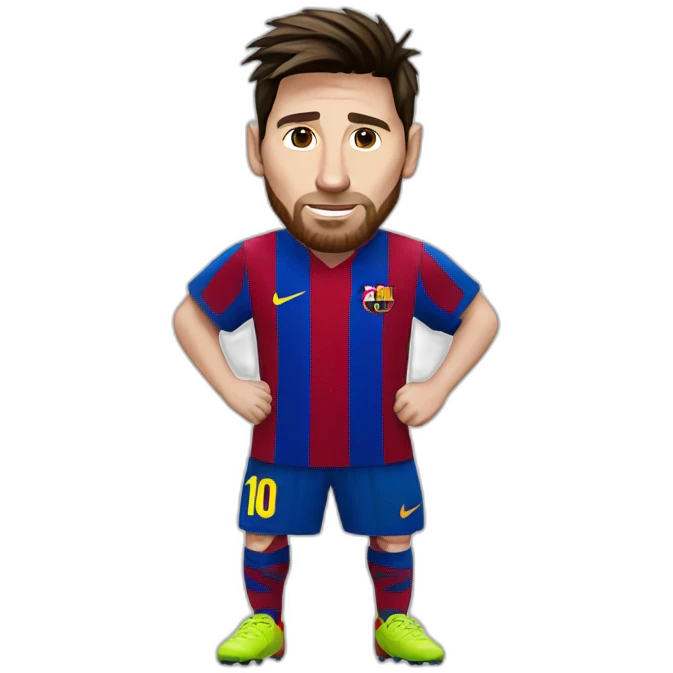 Messi debout emoji