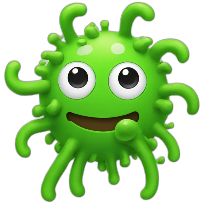 fun bacteria emoji