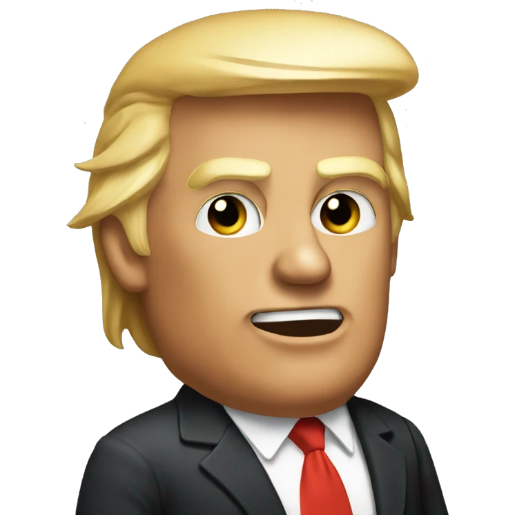 Donald Trump nerous emoji