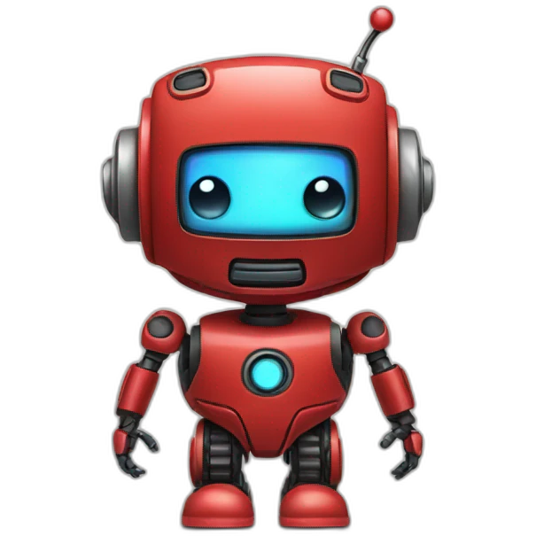 cute red robot emoji