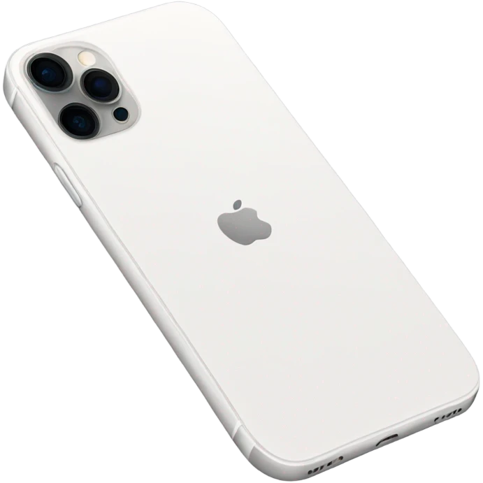 White iPhone 16 pro emoji