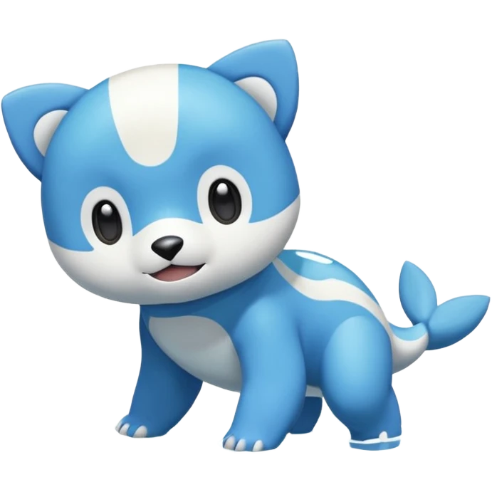 Oshawott-Dewott-Samurott-fusion (full body) emoji