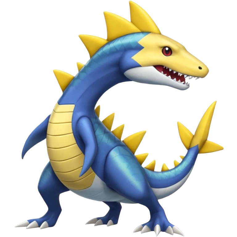 Sharpedo-Garchomp-Ampharos-Rhypherior-Sceptile-fusion emoji