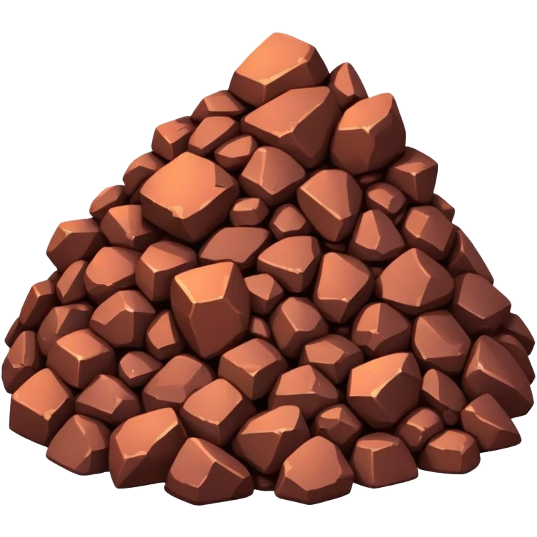 pile of iron ore emoji