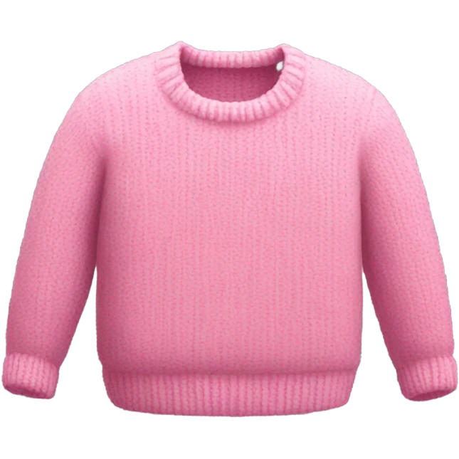 Pink sweater emoji