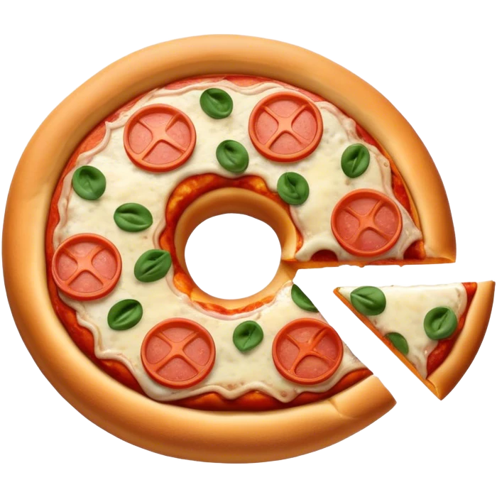 Pizza bagel emoji