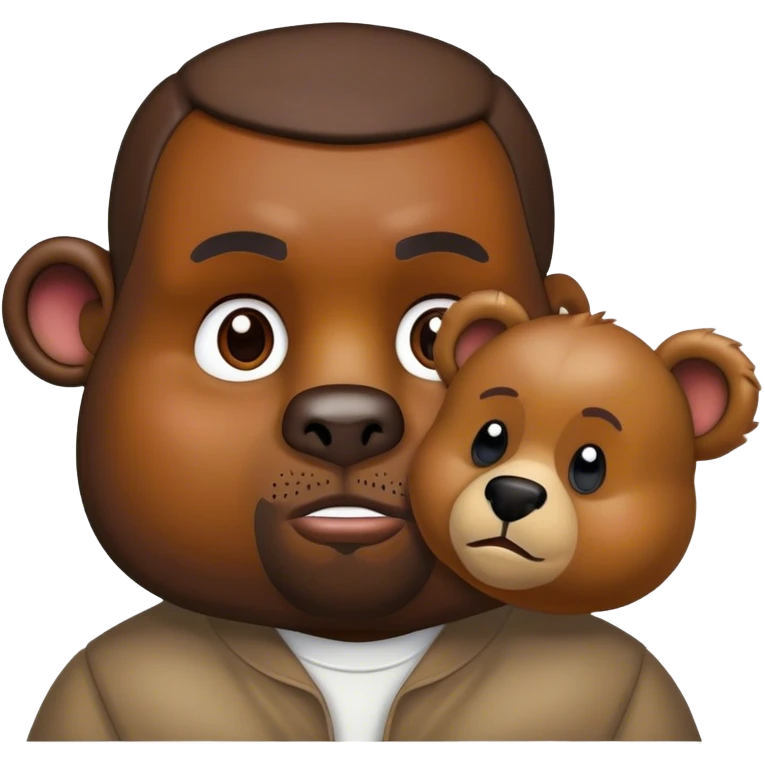kanye west bear emoji