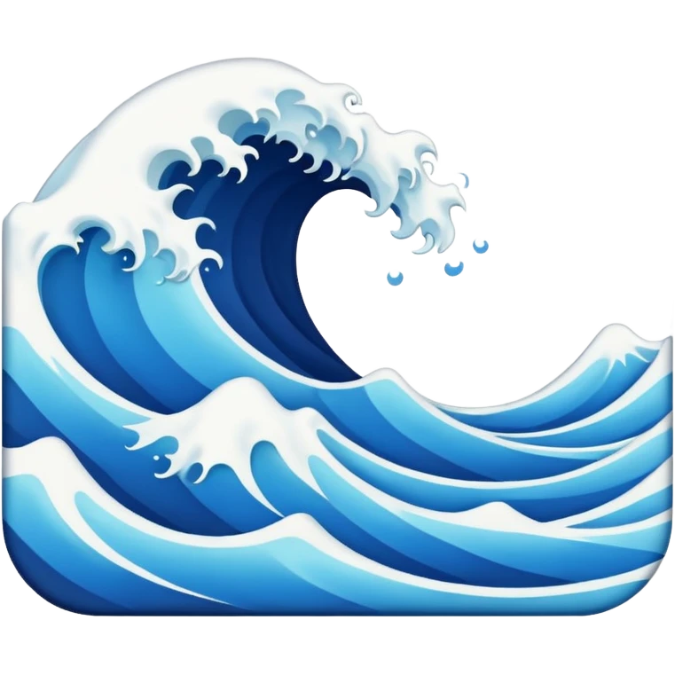 wavy waves emoji