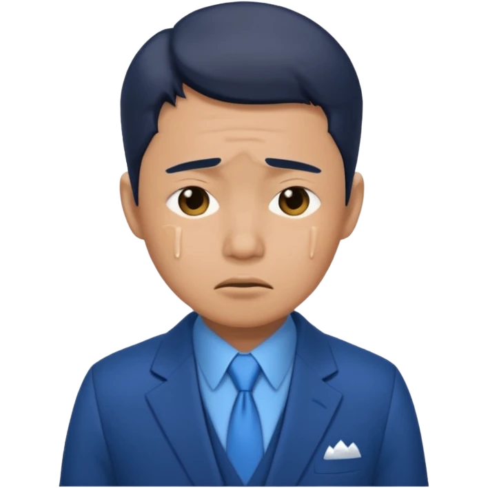 detective, asian, crying, bluye emoji