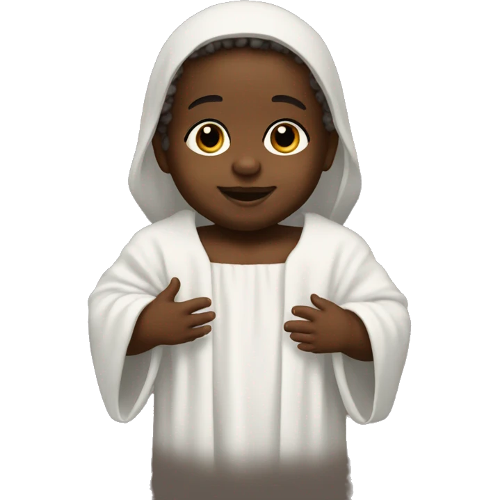 Baby black Jesus  emoji