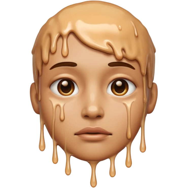 Dripping Human Face emoji