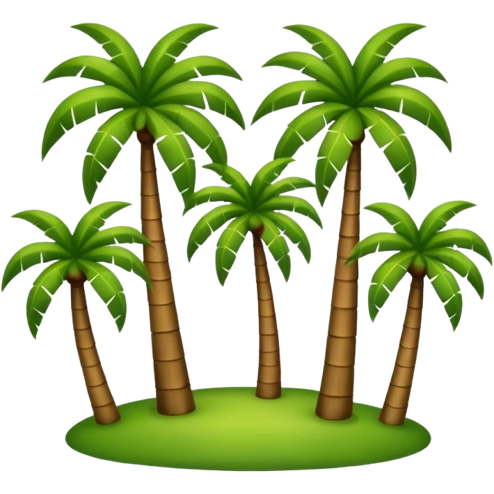 Palm trees  emoji
