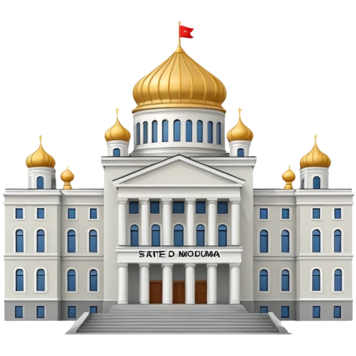 State Duma building in Moscow emoji