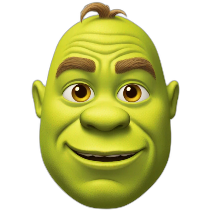 Shrek jaune emoji