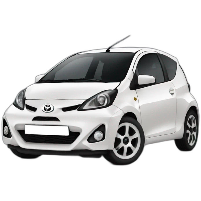 Toyota Aygo porsche emoji