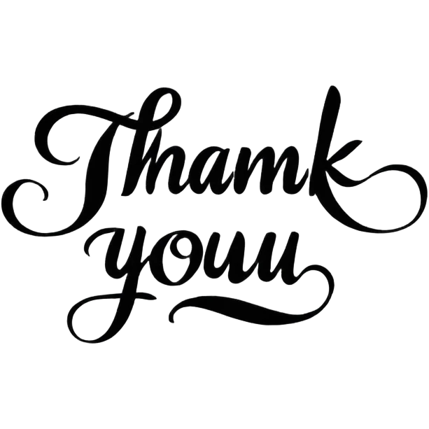 Thank You, text, TY emoji