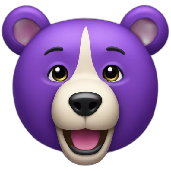purple bear emoji