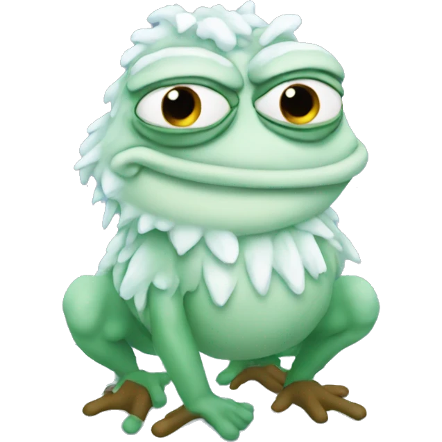 pepe from with frost  emoji
