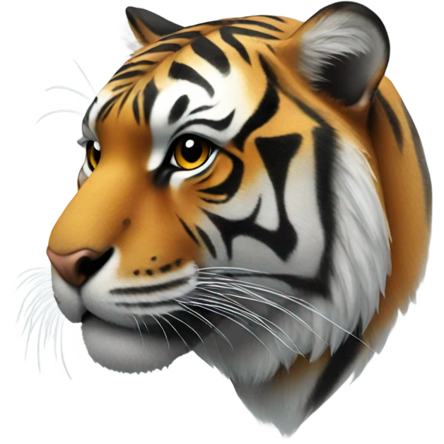 Tiger in fog emoji