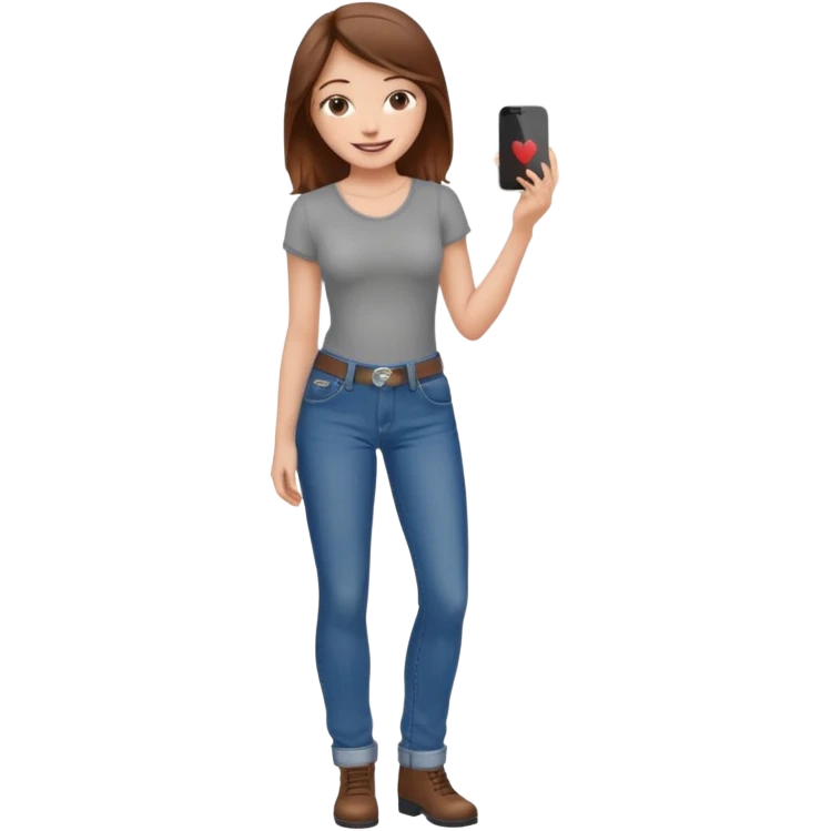 girl with her boner peeking through her pants emoji