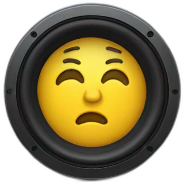 speaker with sound coming out emoji