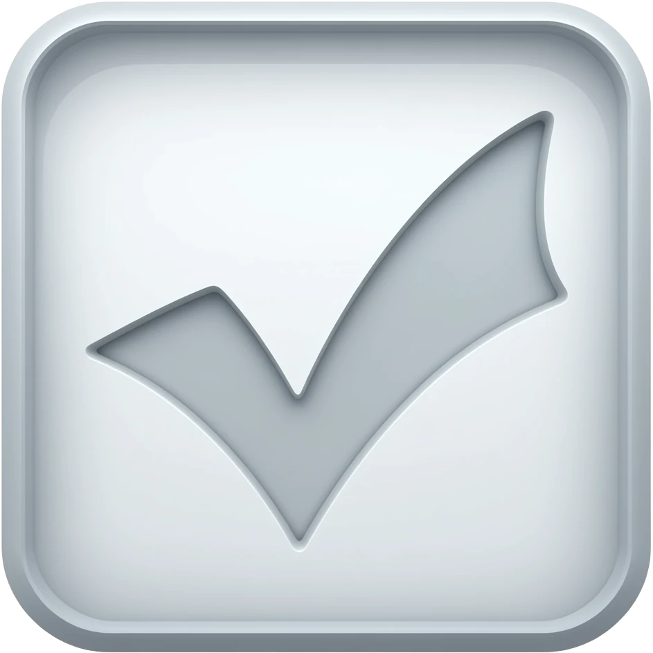 ويكون في دخلة علامة صح لونها ابيض emoji