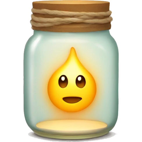 Candle in a jar emoji