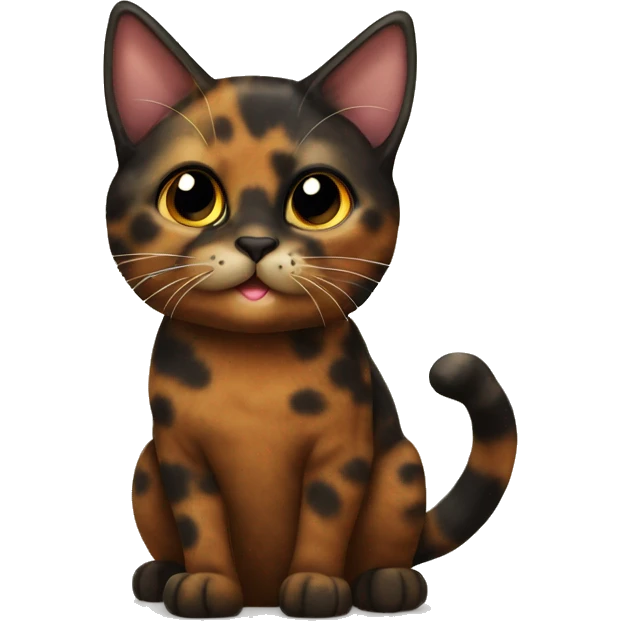 Tortoiseshell cat emoji