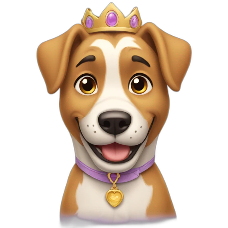 Disney-dog-princess emoji