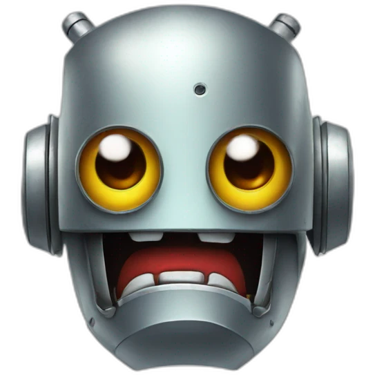 Angry robot emoji