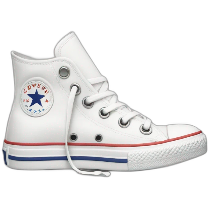 Converse blanche emoji