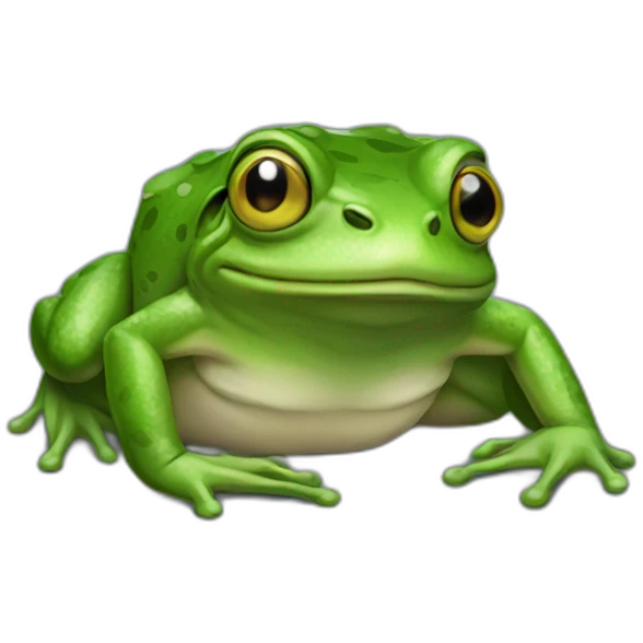 Frog crypto  emoji