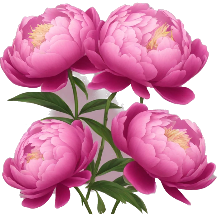 Peonies  emoji