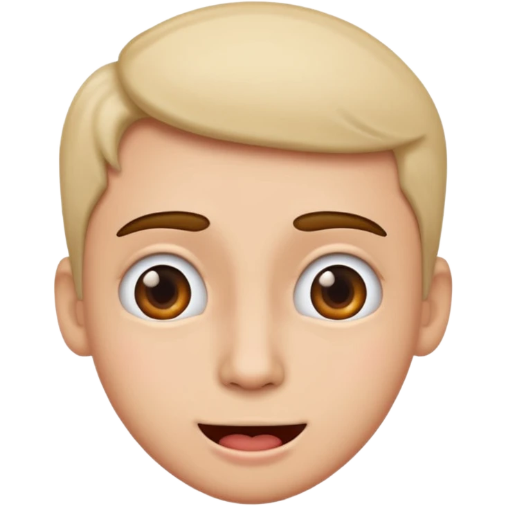 Funny face emoji