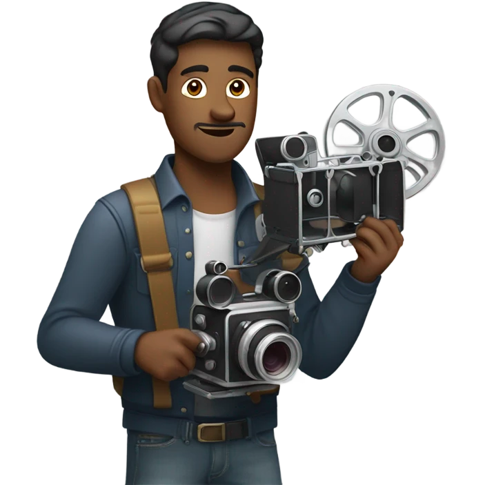 man making film emoji