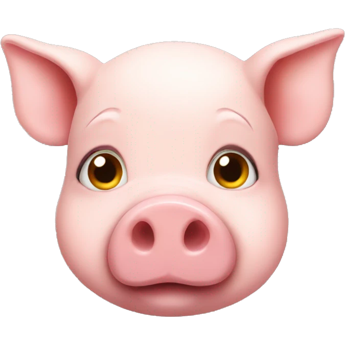 Cute pig emoji