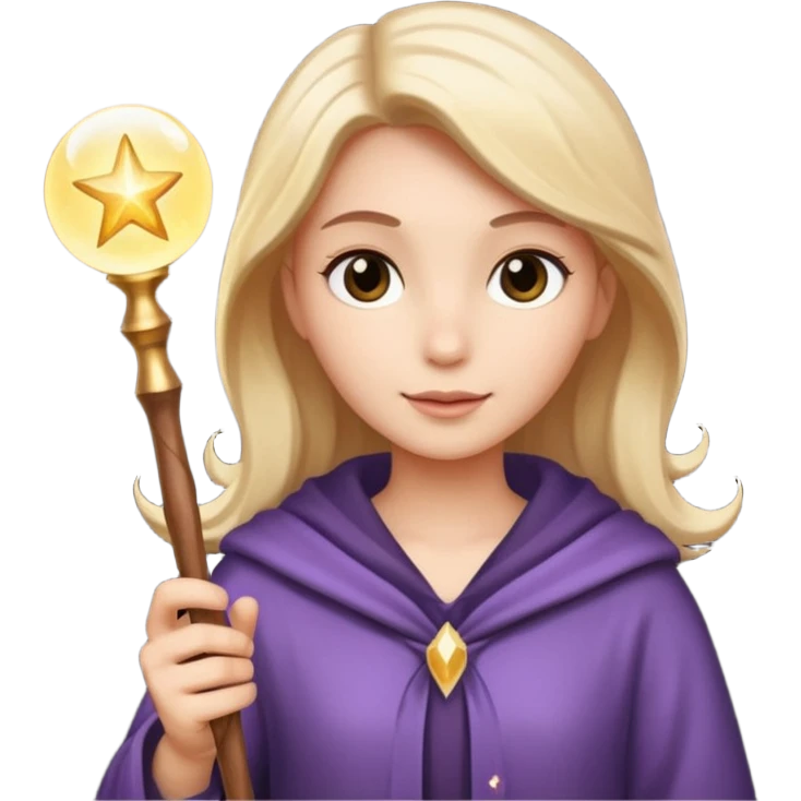 magic wand and hand with a glowing effect emoji