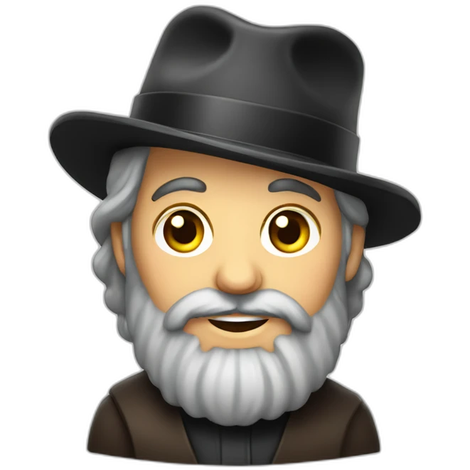 Lubavitch with bible emoji