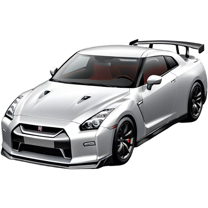 Nissan GT-R - Nissan (Model Year: 2022) (Iconic colour: Silver) emoji