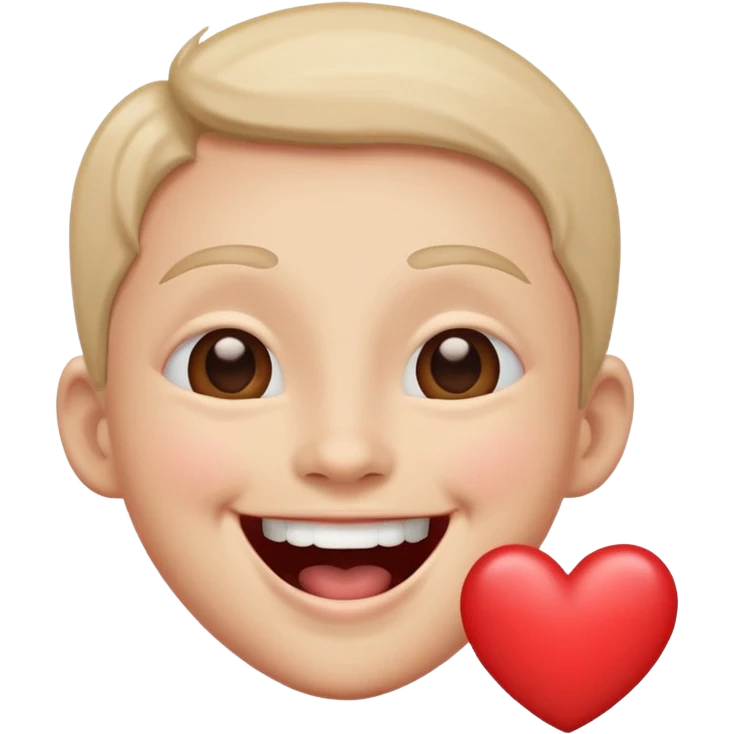 🤣+😍 emoji