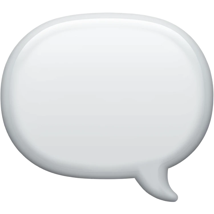 speech bubble emoji